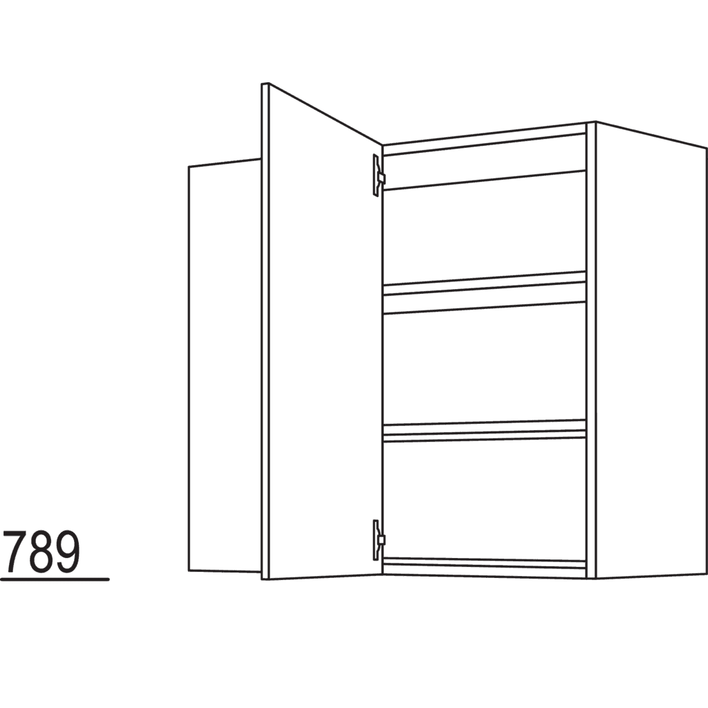 Wand-Eckschrank
