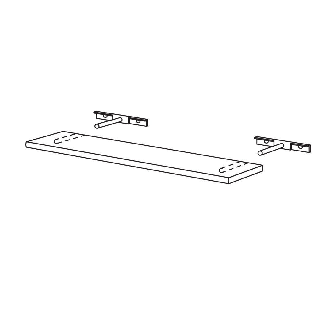 Wand-Steckbord, 16 mm stark
