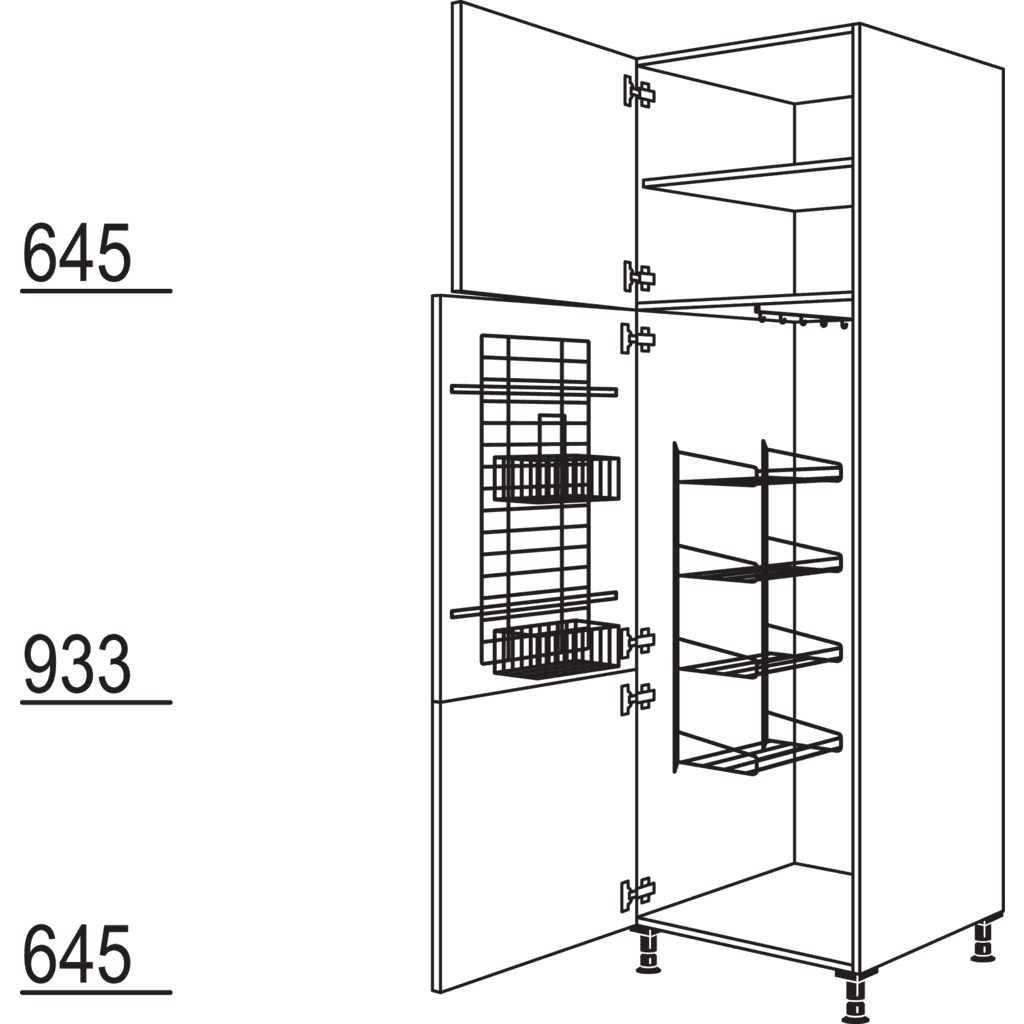 XL-Besen-/ Geräteschrank