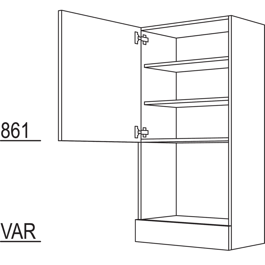 Aufsatzschrank für
Mikrowellengeräte