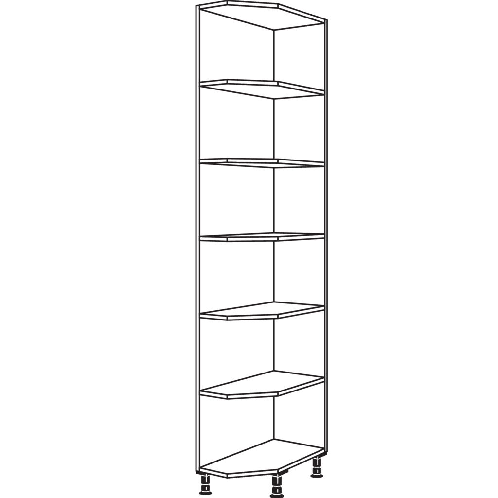 XL-Hochschrank-Abschlussregal