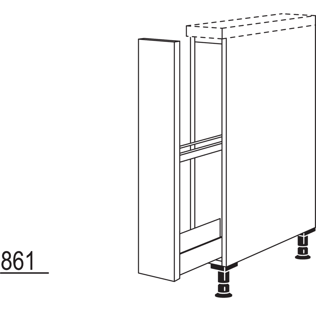 Maxi-Auszugschrank