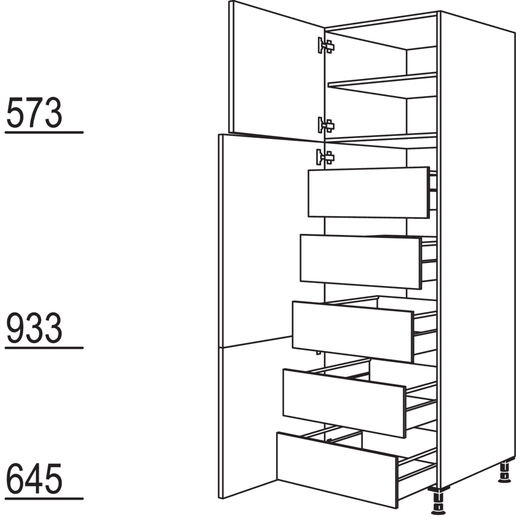 XL-Hochschrank