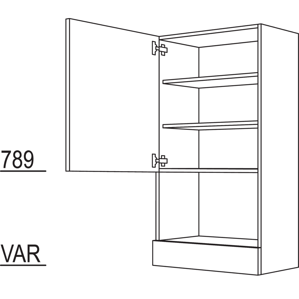 Aufsatzschrank für
Mikrowellengeräte
