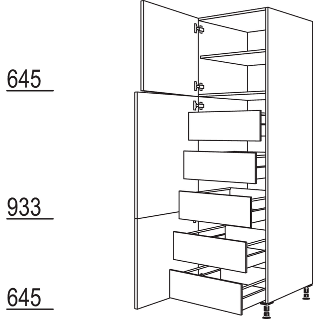 XL-Hochschrank