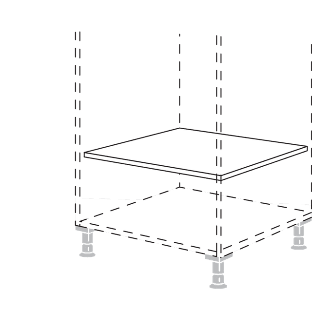 Einlegeboden für Highboards /
Hochschränke