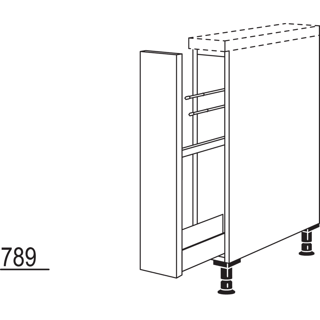 XL-Auszugschrank