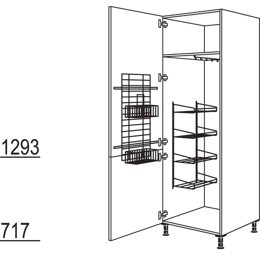 Besen-/ Geräteschrank
