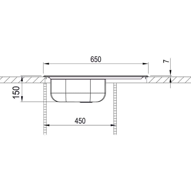 RODI RODI: Einbauspüle Okio
Line 65, Edelstahl - 2