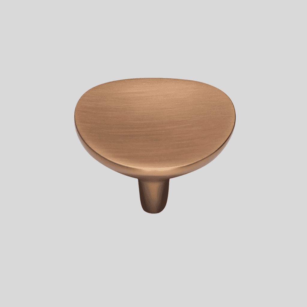 Metallknopf Bronze Metallic farbig