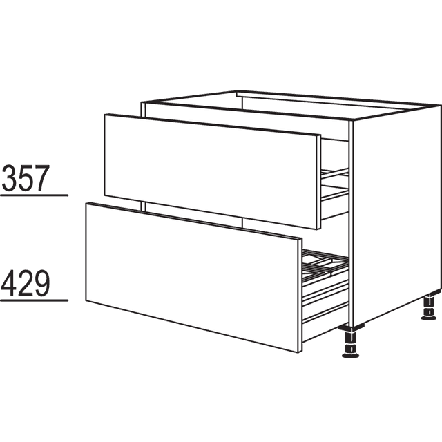 XL-Spülen-Auszugschrank
Flex 21