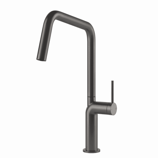 GESSI: High-pressure
single-lever mixer tap STILA,
mixer tap, blued steel look