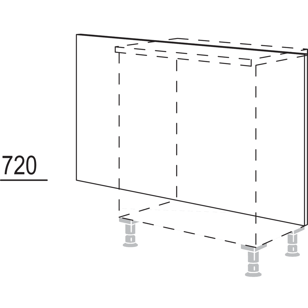 Rückwandverkleidung für
Sideboardplanungen