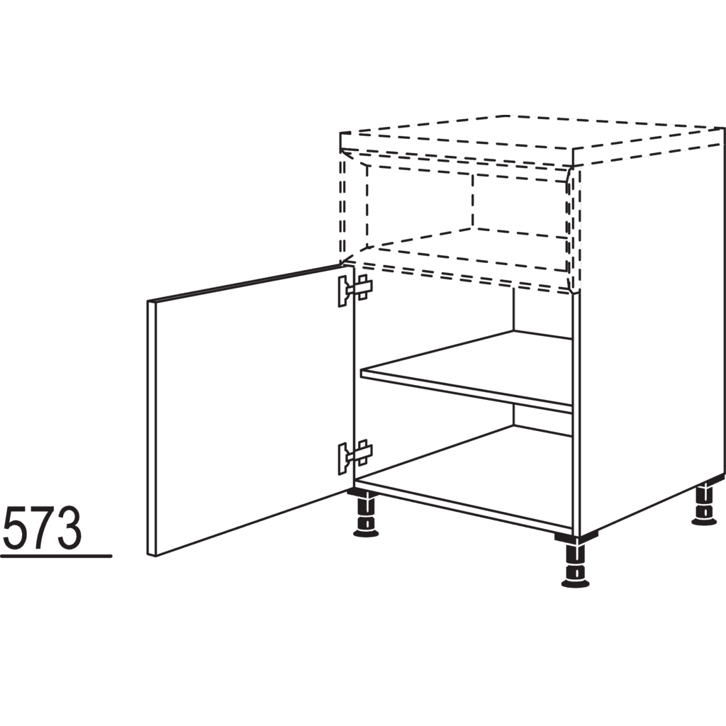 Maxi-Unterschrank für
Regaleinsatz Case