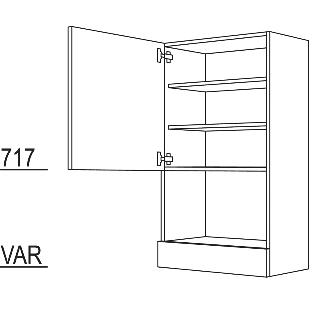 Aufsatzschrank für
Mikrowellengeräte