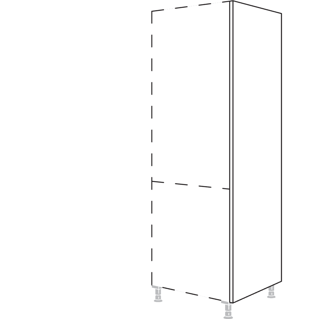 XL-Abschlusswange in
Korpushöhe