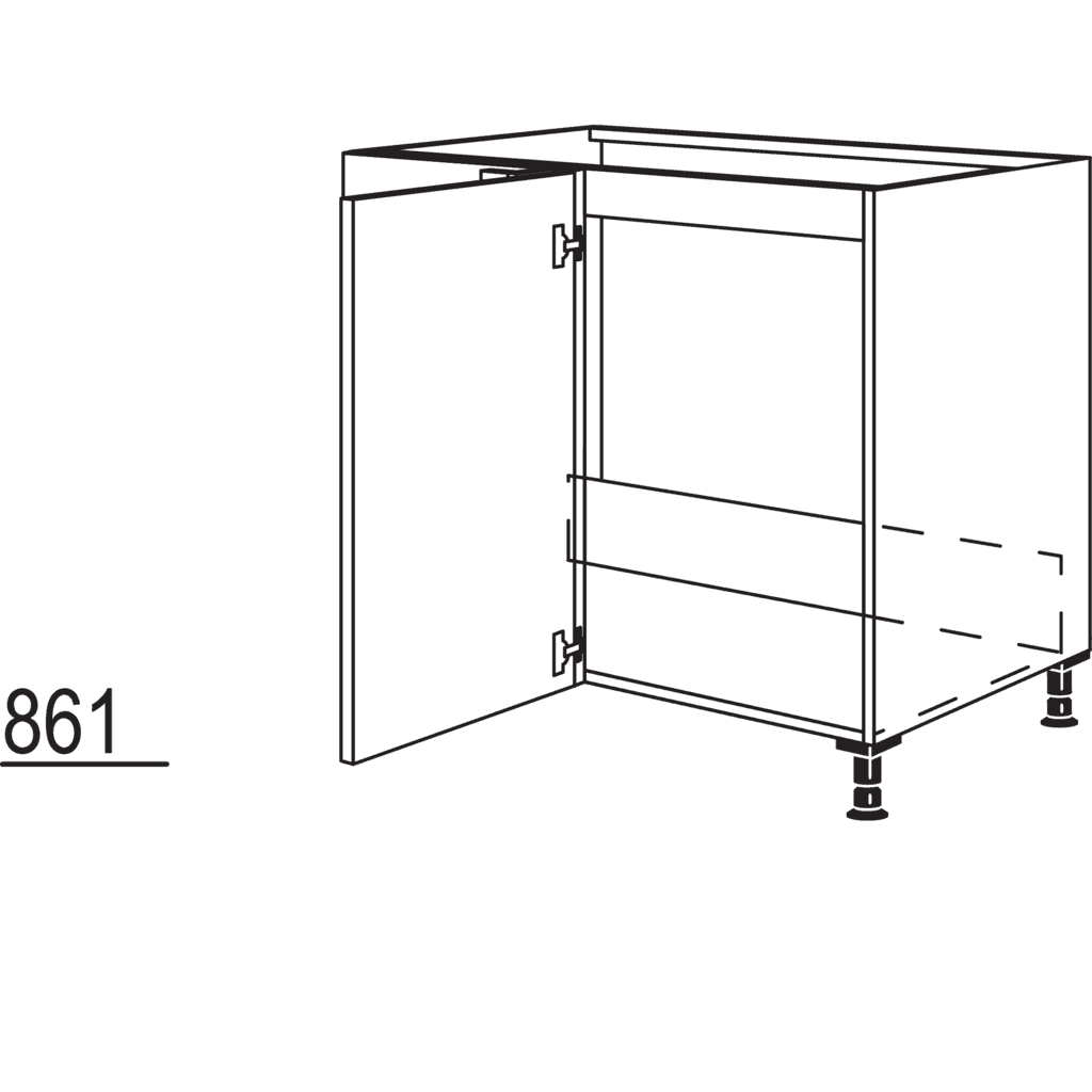 Maxi-Spülen-Eckschrank