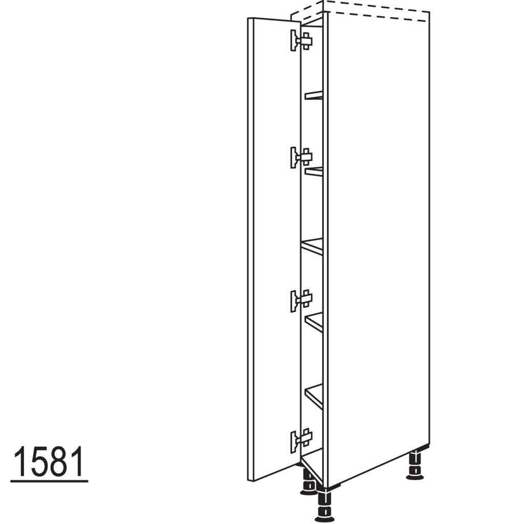 XL-Highboard, diagonal