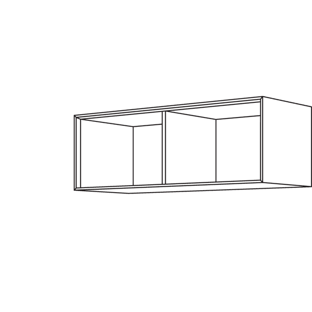 Faceted shelf