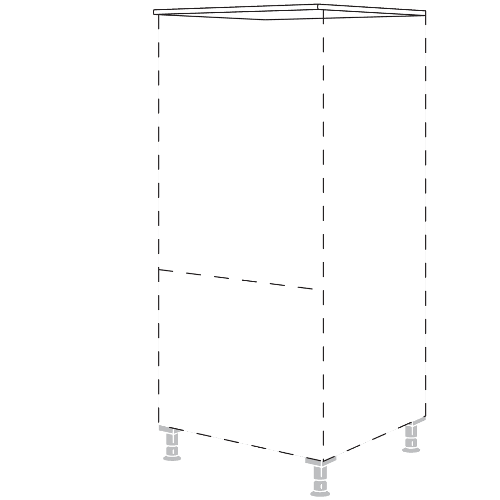 Abdeckboden, 10 mm stark,
für Highboard in festen Maßen
