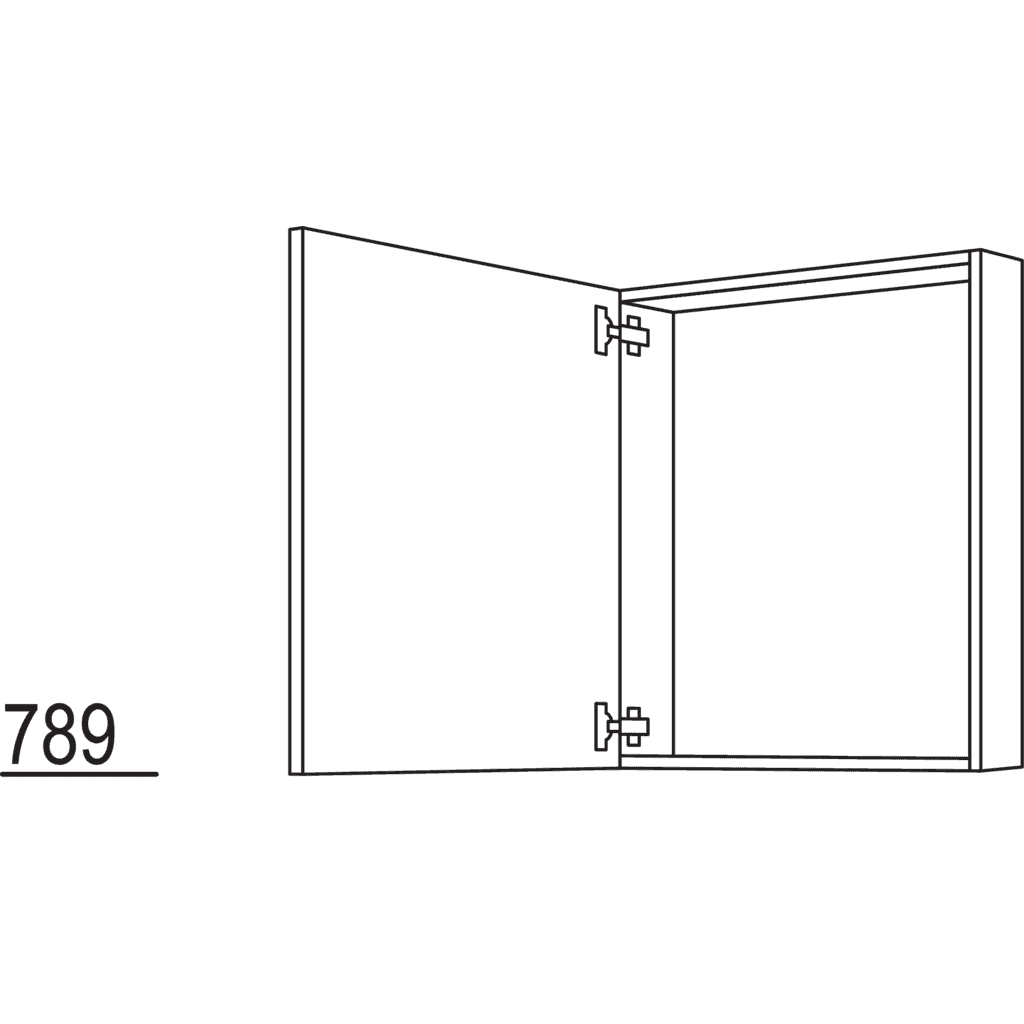 Wandschrank-Rahmenteil