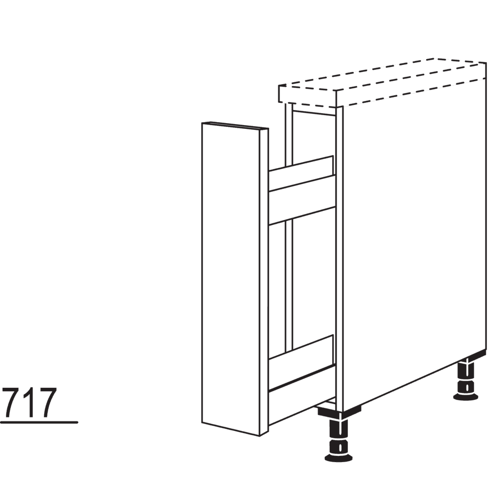 Auszugschrank