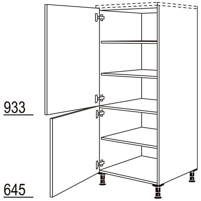 XL-Geschirr-/ Vorratsschrank - 1