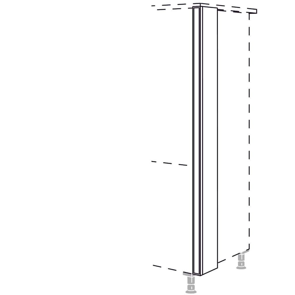 XL-Highboard-Pilaster als
Zwischenlösung