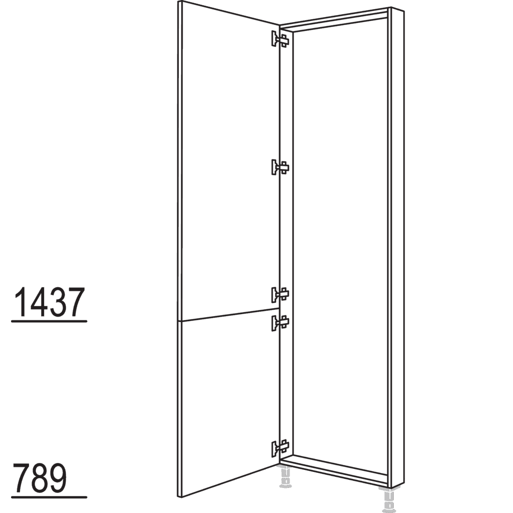 XL-Hochschrank-Rahmenteil