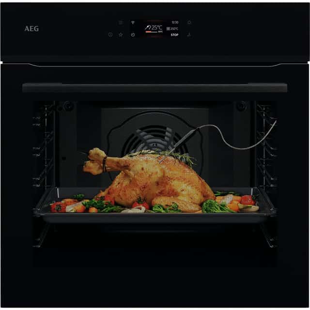 AEG Einbaubackofen NBR7P621SB
mit Pyrolyse Schwarz