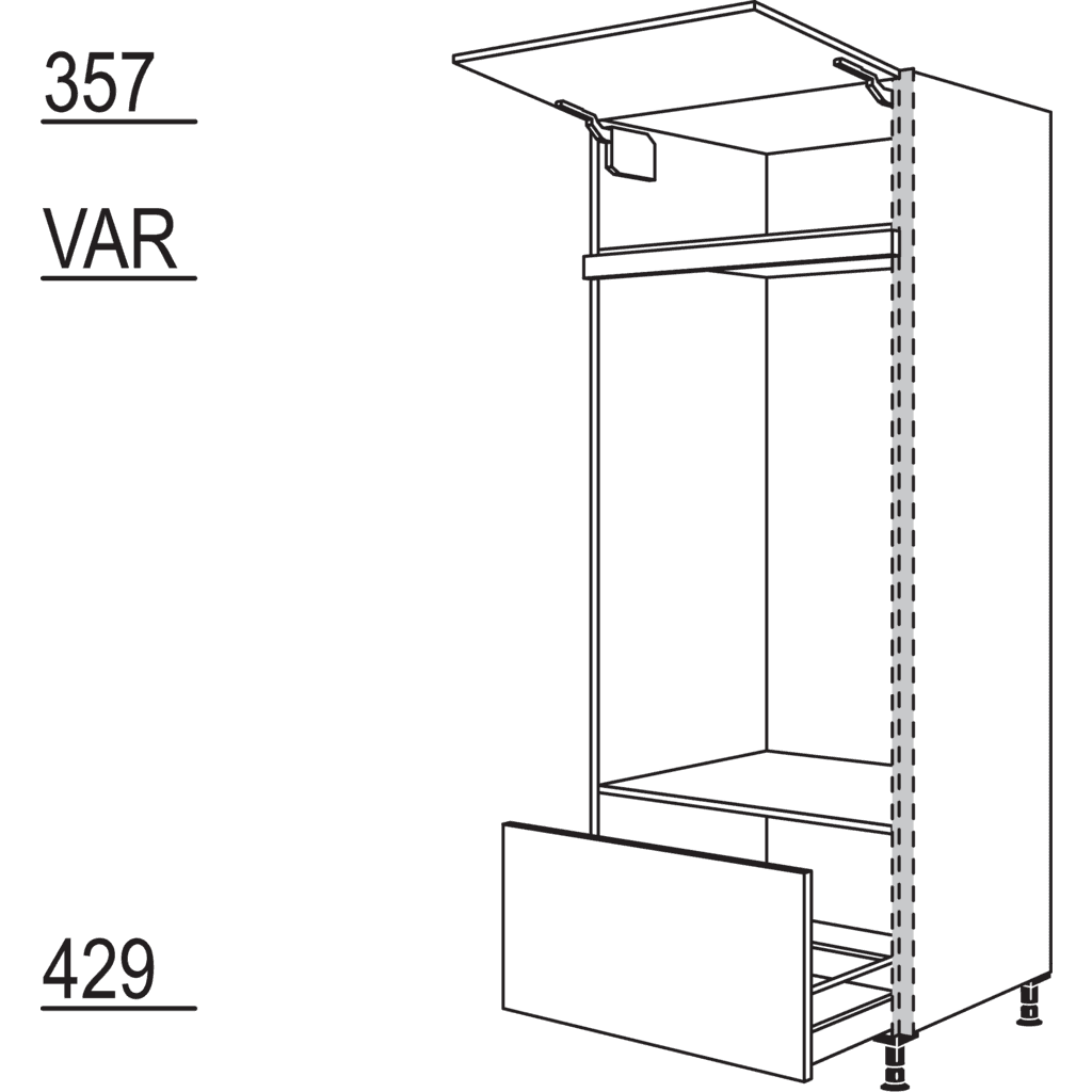 XL-Geräte-Umbau
Doppel-Backofen
