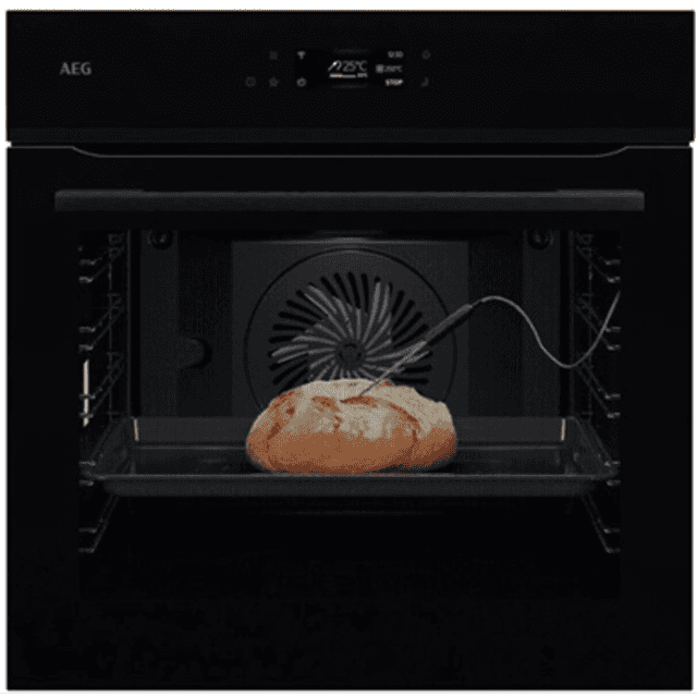 AEG Einbaubackofen BP6200B mit
Pyrolyse, Schwarz