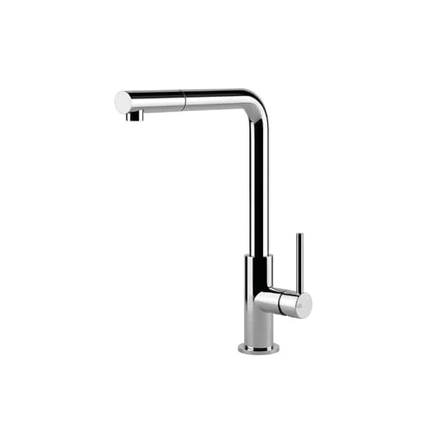 GESSI: High-pressure
single-lever mixer tap DELIA
with spray, mixer tap