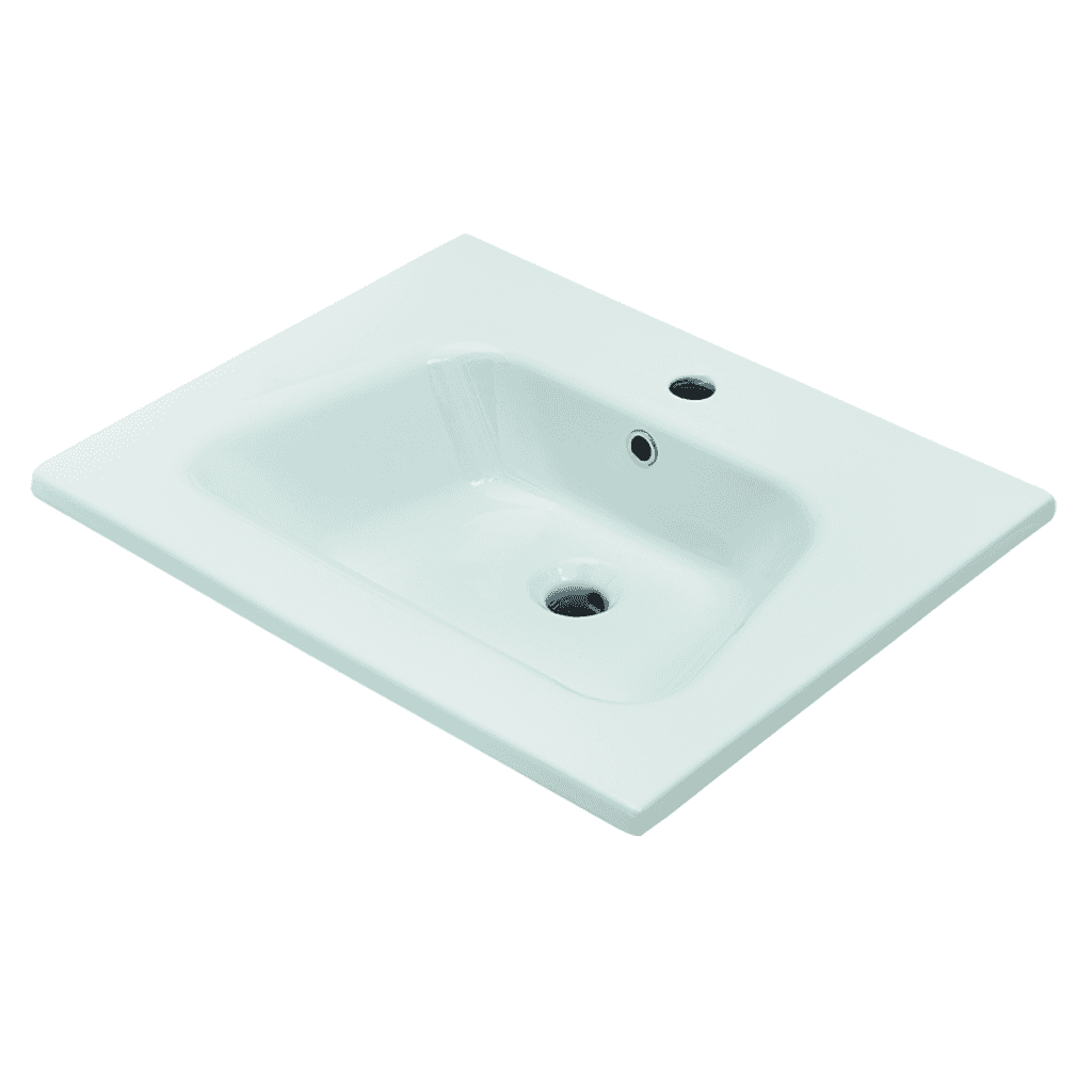 DISEGNO CERAMICA:
Möbelwaschtisch LAVABO BLOB
600, Keramik, Weiß Hochglanz