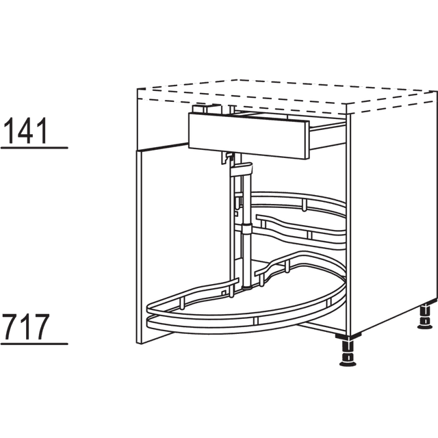 Maxi-Eckschrank
