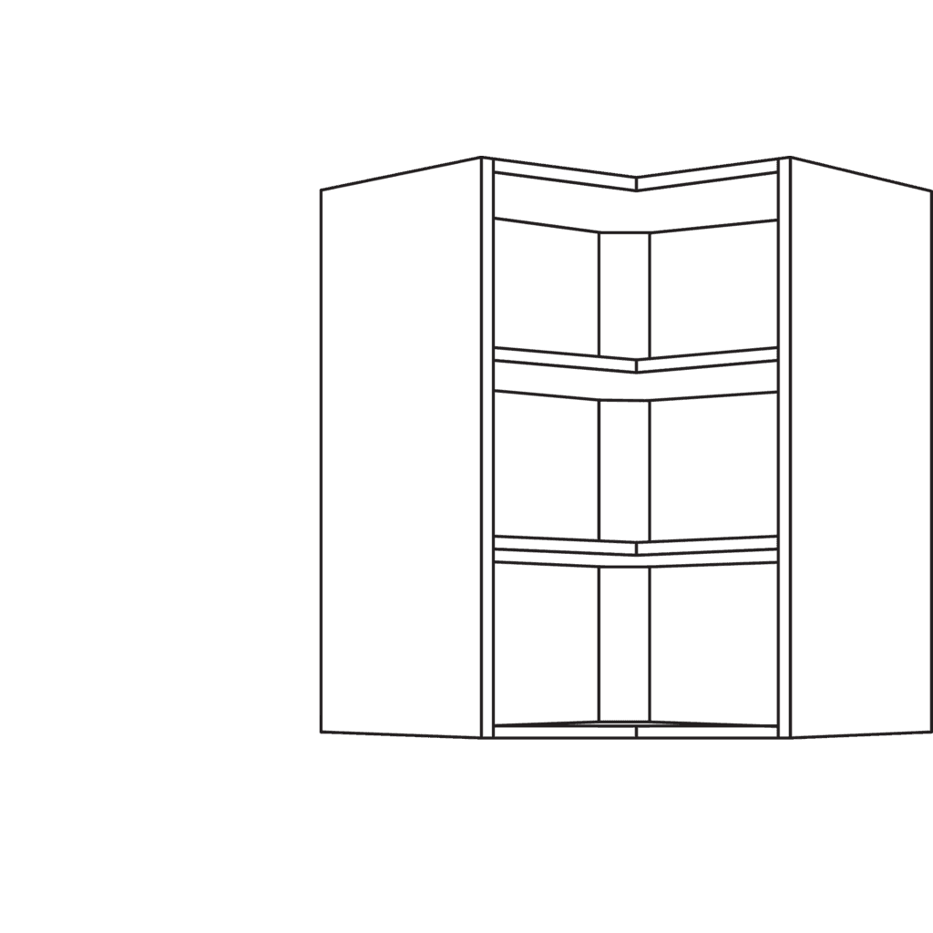Wand-Eckregal