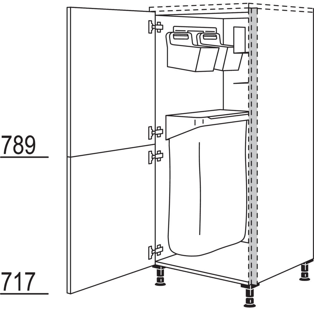 Highboard mit
Ordnungssystem Laundry-Area