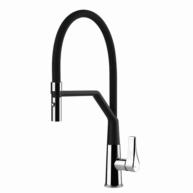 GESSI: High-pressure
single-lever mixer tap KALLA
with spray, mixer tap,