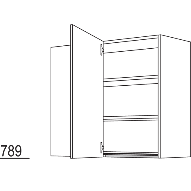 Wand-Eckschrank