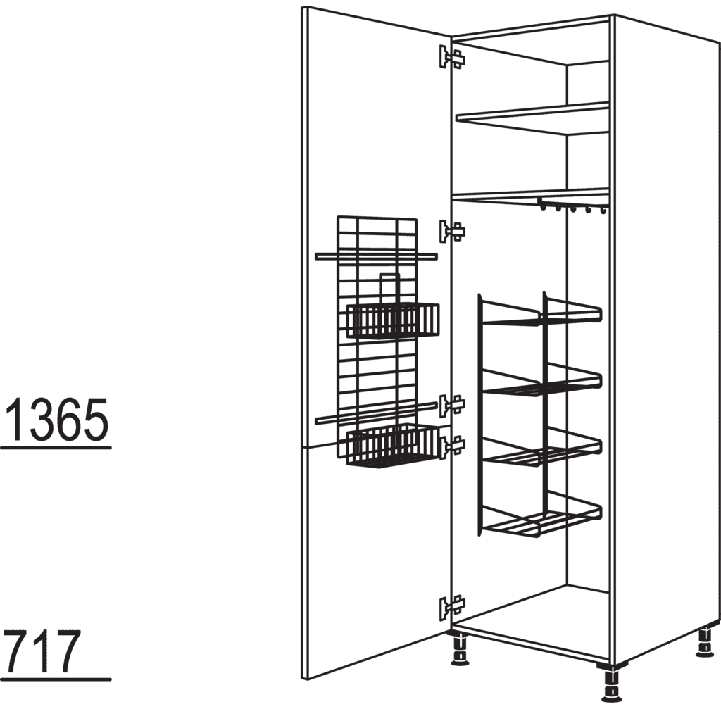 Besen-/ Geräteschrank