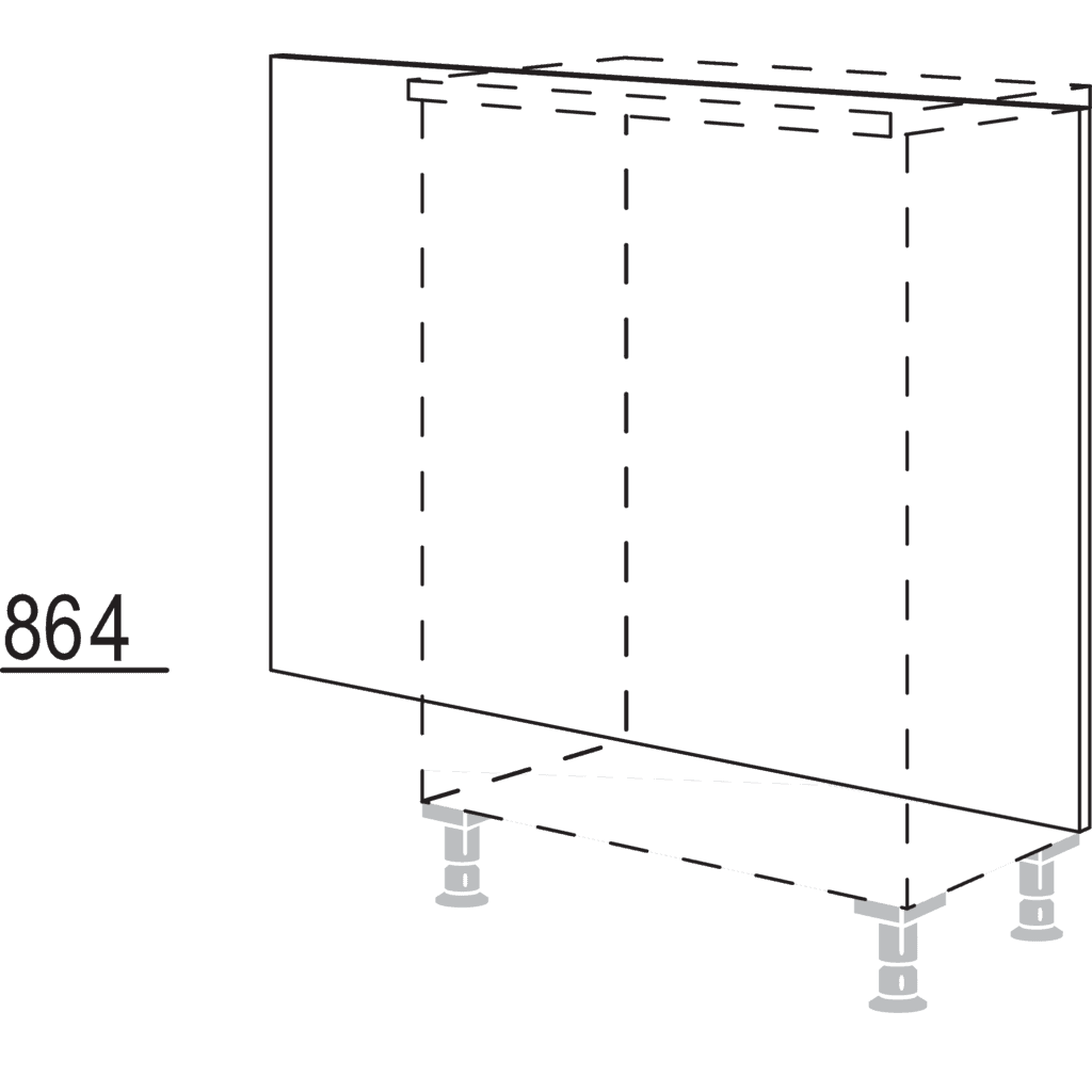 Rückwandverkleidung für
Sideboardplanungen