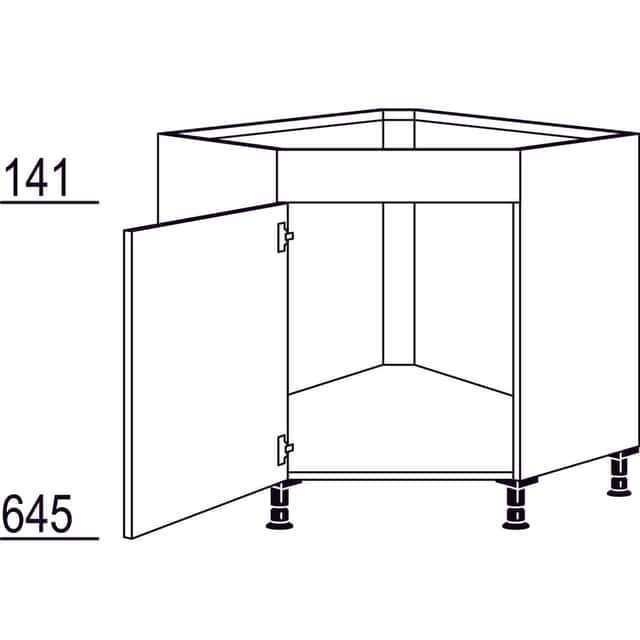 Spülen-Eckschrank - 1