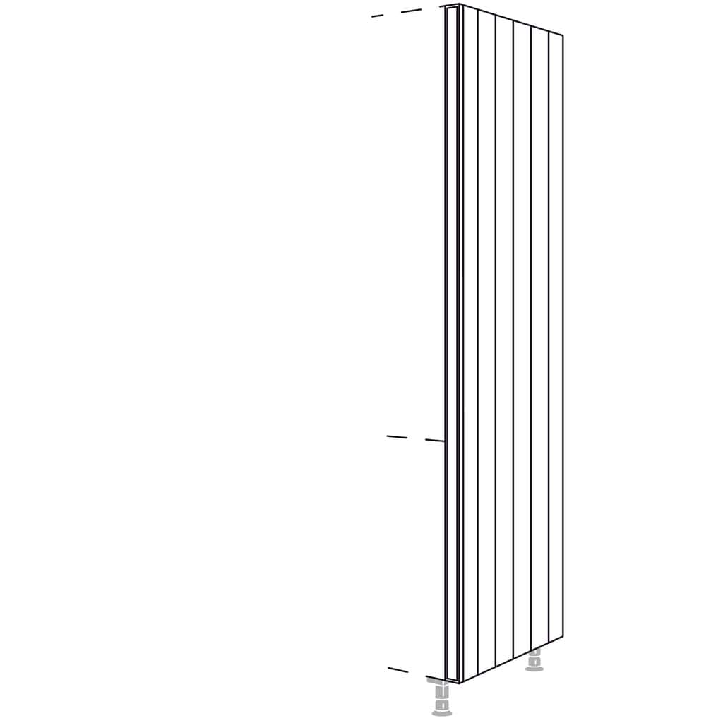 Hochschrank-Pilaster,
für Hochschränke, Höhe 3