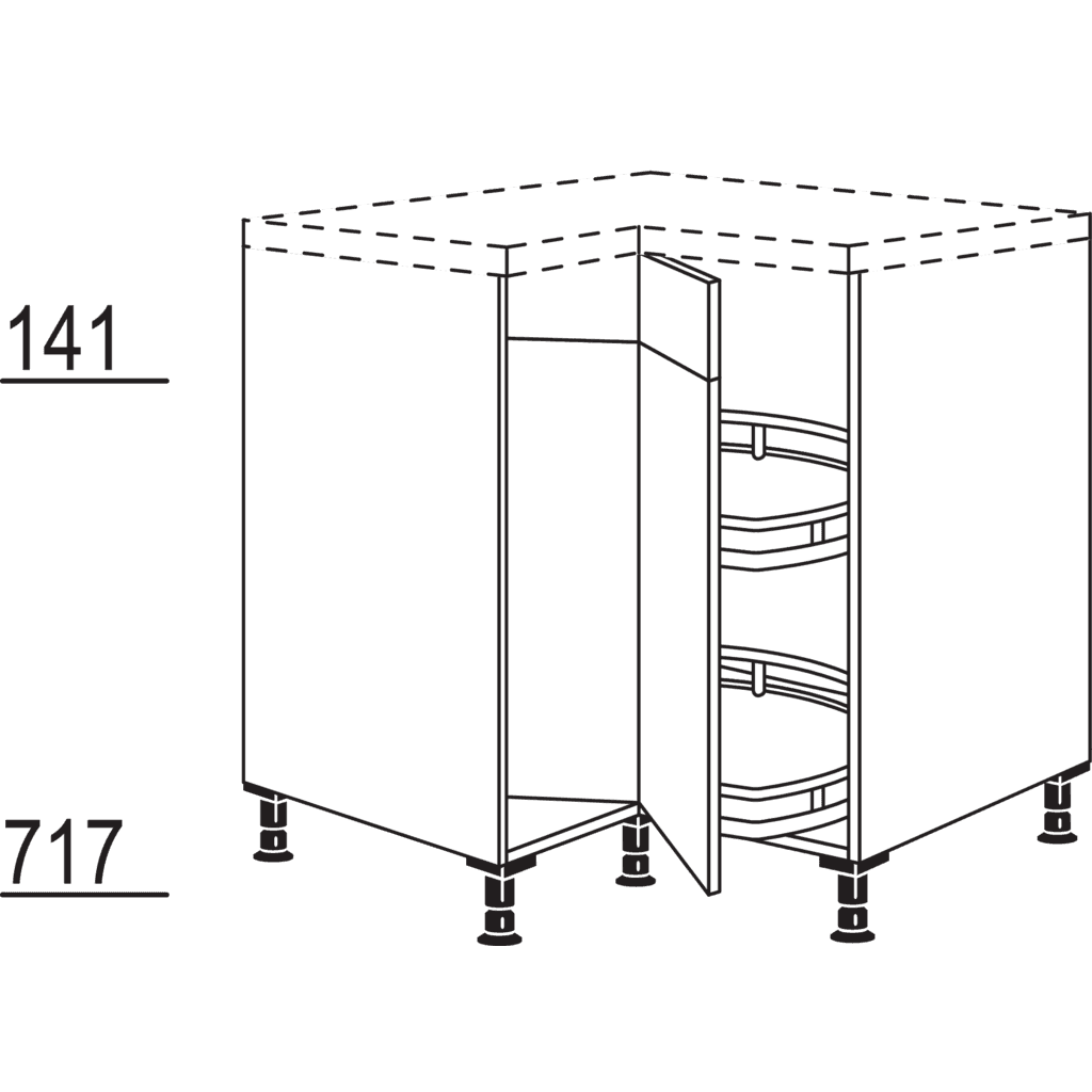 Maxi-Karussellschrank