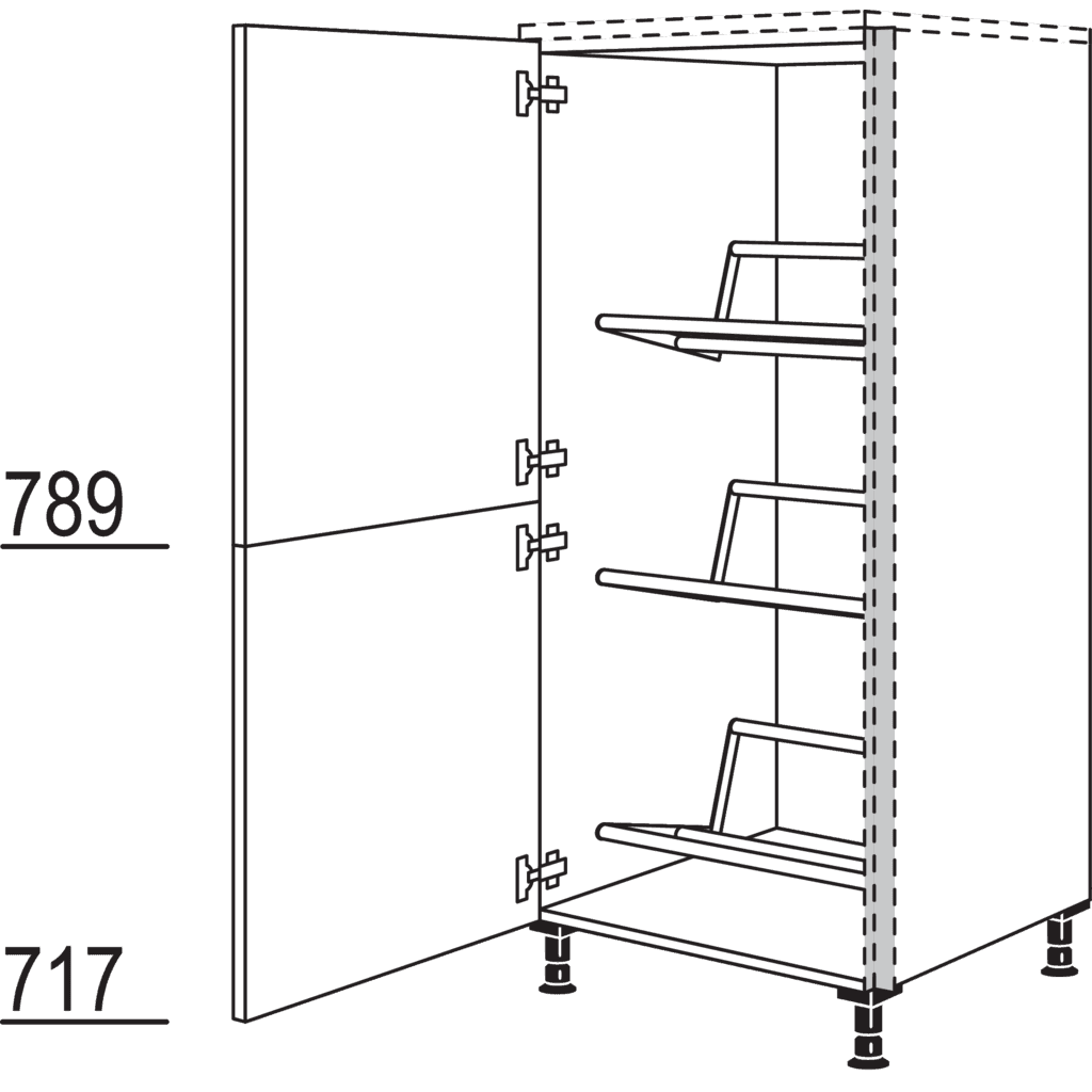 Highboard für Getränkekisten