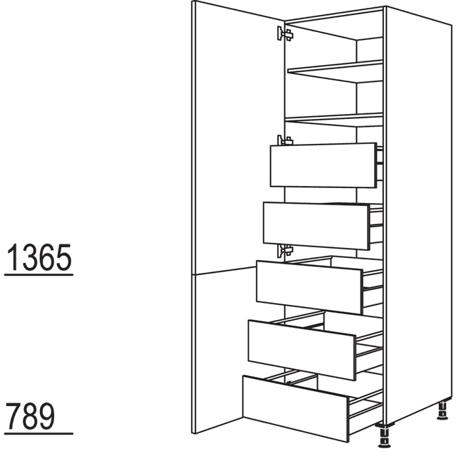 XL-Hochschrank