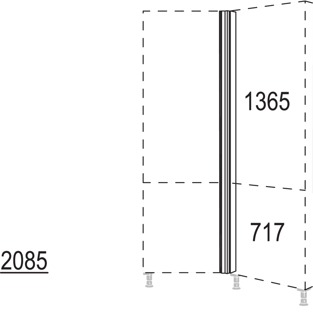 Winkelpassstück 135°, variabel