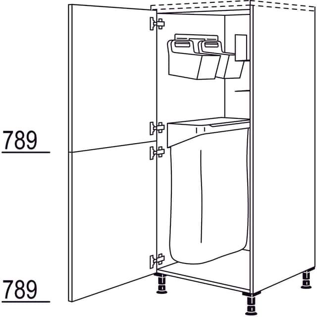Hochschrank mit
Ordnungssystem Laundry-Area - 1