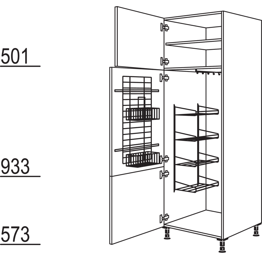 Besen-/ Geräteschrank