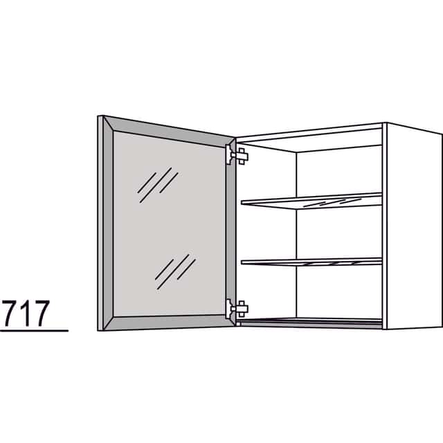 Glas-Wandschrank Square - 1